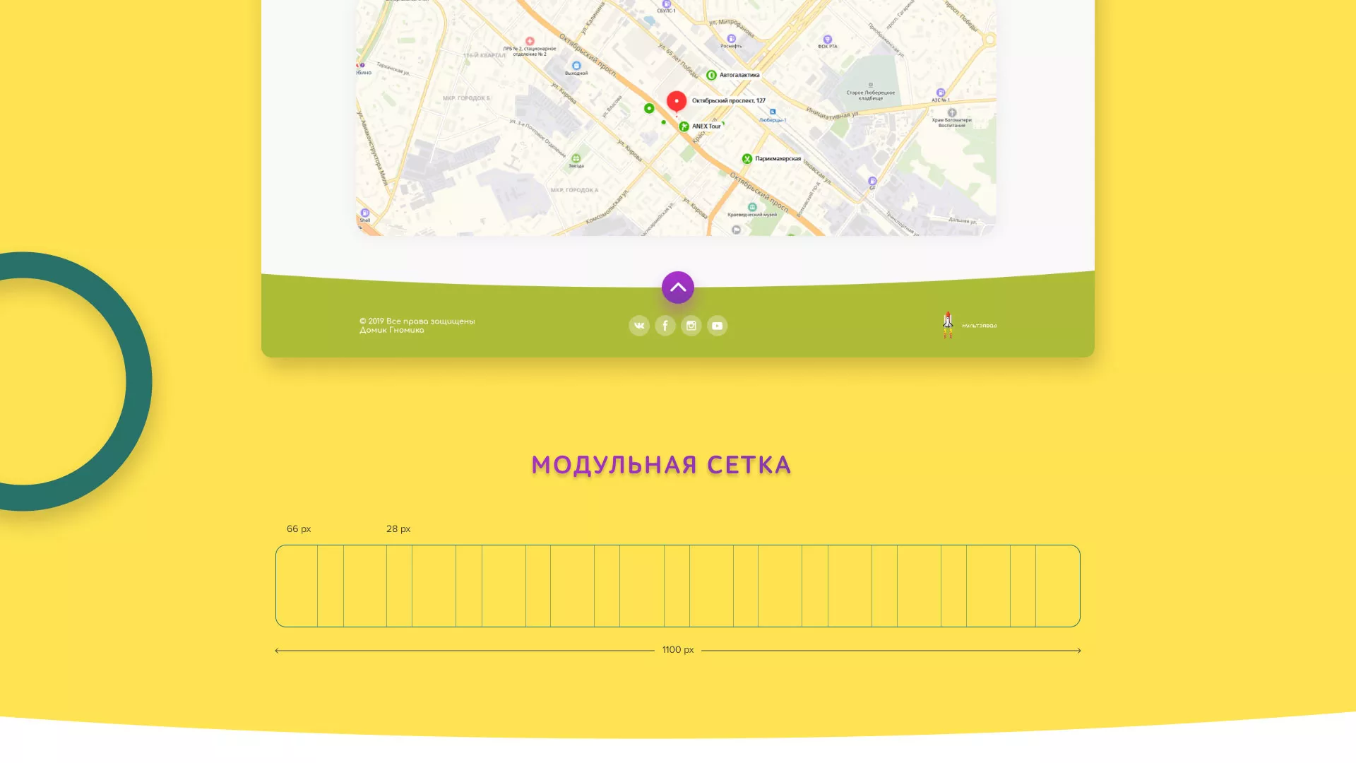 Разработка сайта детского активити-клуба «Домик гномика» в Брянске